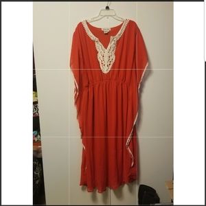 Jessica Taylor comfy caftan or beach dress 1X